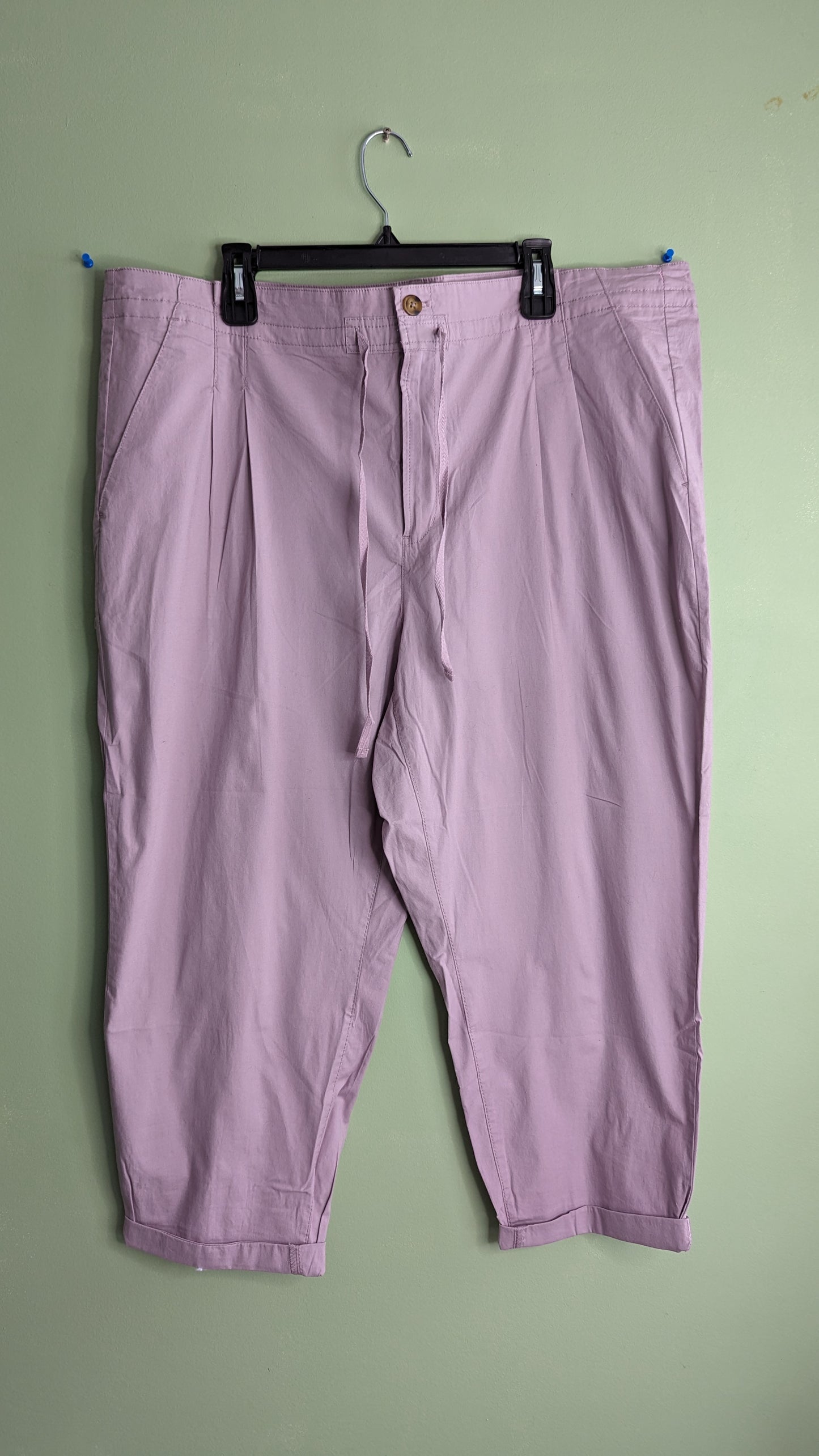 Purple Cotton Summer Pant - Size XXL