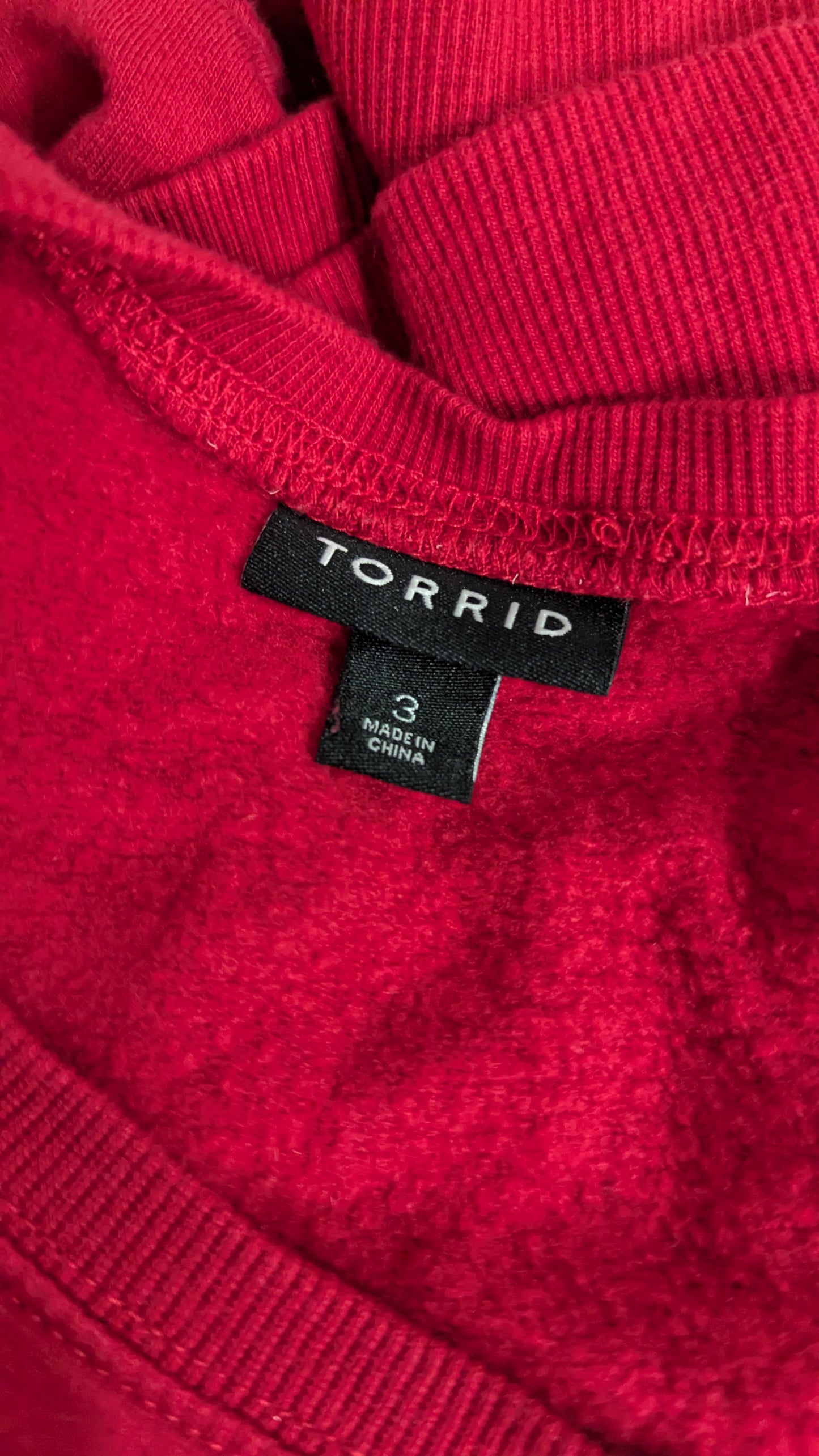 Torrid Red Santa Sweatshirt - Size 1X