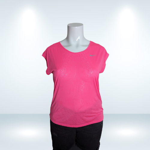 Nike Dri-Fit Cool Breeze Pink Top - Size XL