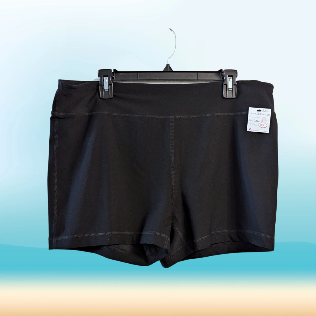 Athletic Works Black Bike Short - Size XXL