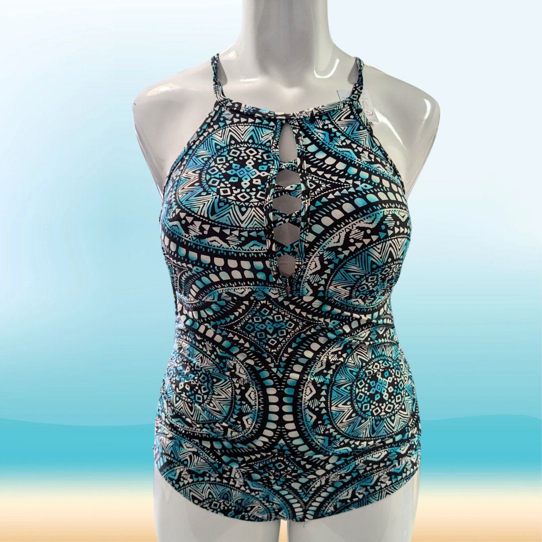 Geometric Pattern One Piece - Size XXL