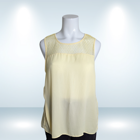 Reitmans Yellow Sheer Blouse - Size 20