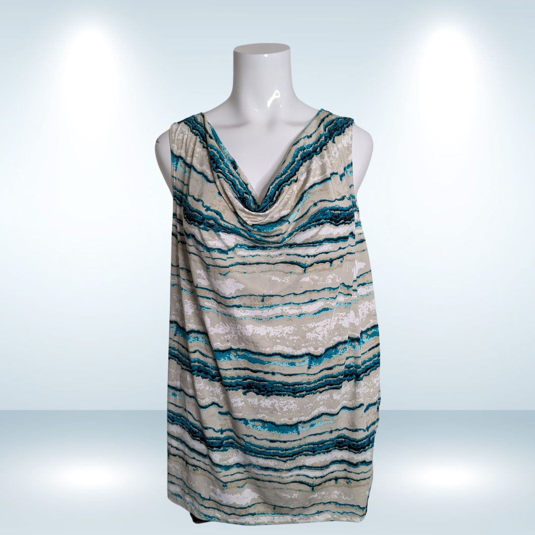 Pennington's Cowl Neck Tank - Size 4X