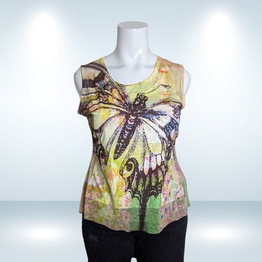 Unique Butterfly Tank - Size XL