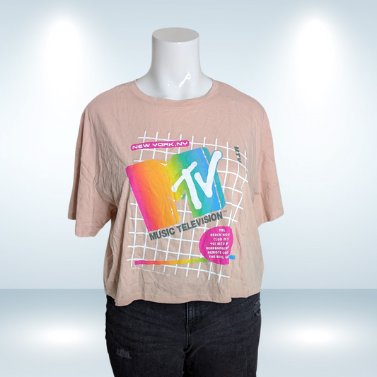 MTV Crop Tee NWT - Size XXL