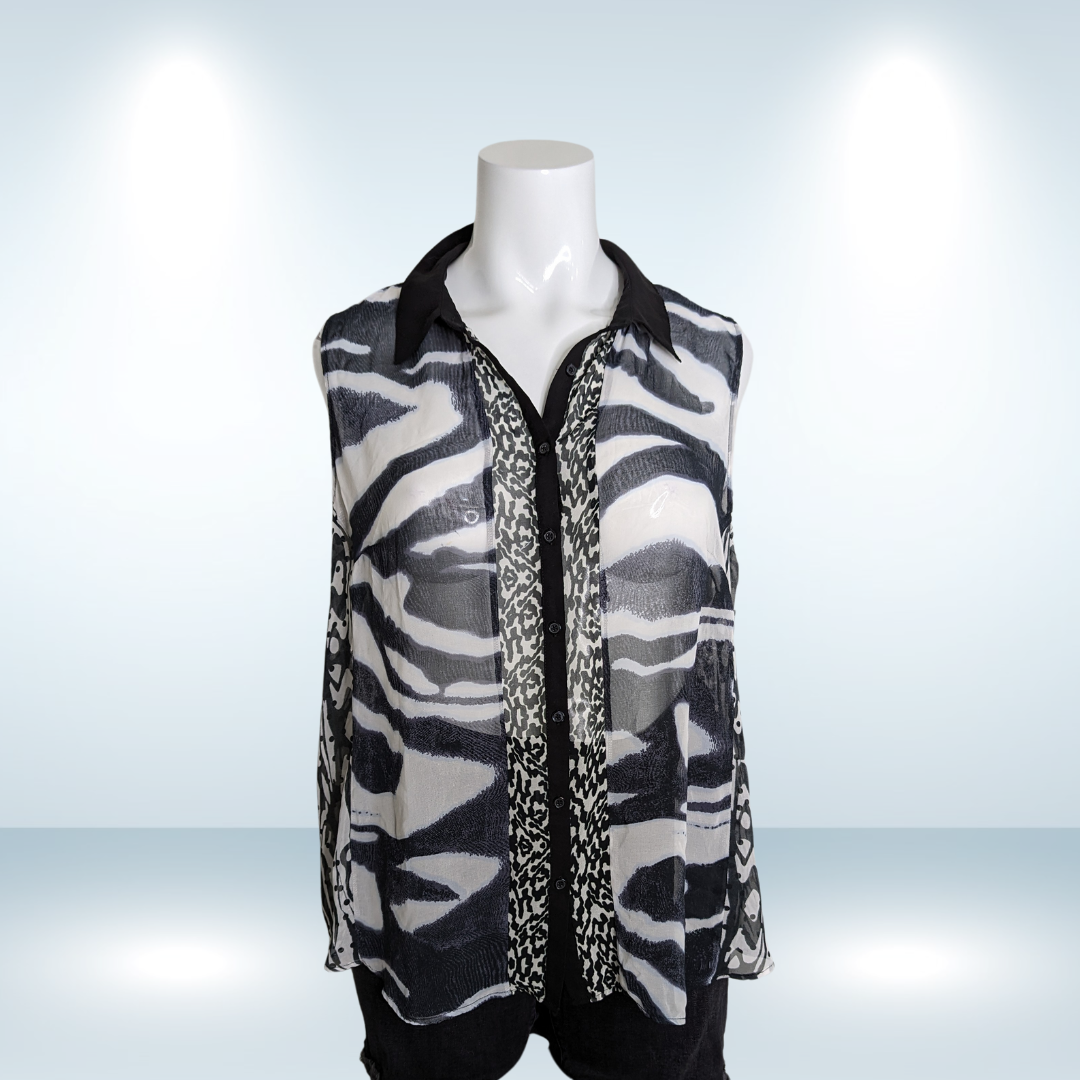 Pennington's Sheer sleeveless - Size 3X