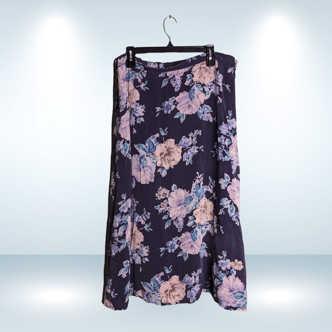 Jones of New York Signature Floral Maxi Skirt - Size 22w