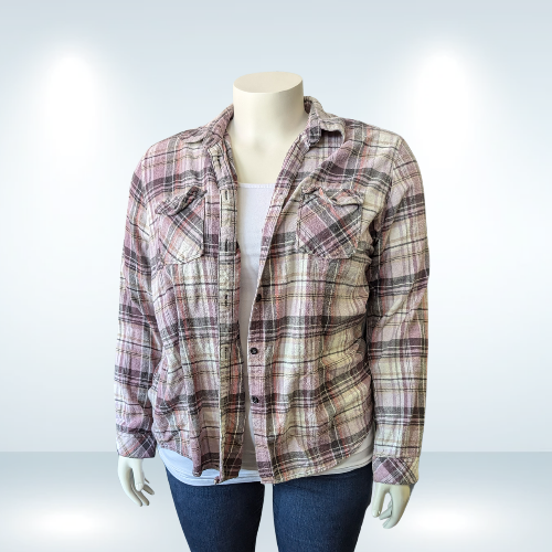 Natural Reflections Plaid Shirt - Size 2X