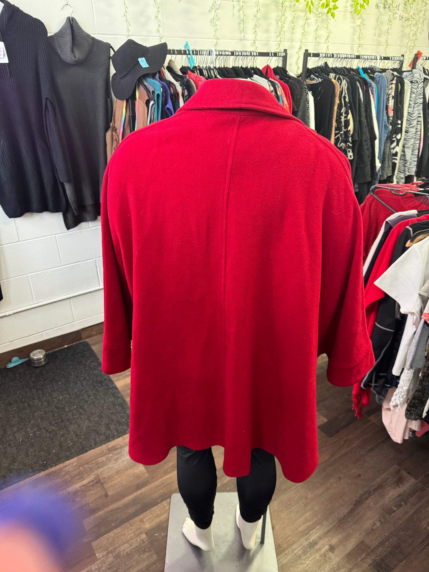 Sequence Red Jacket/Poncho - Size O/S