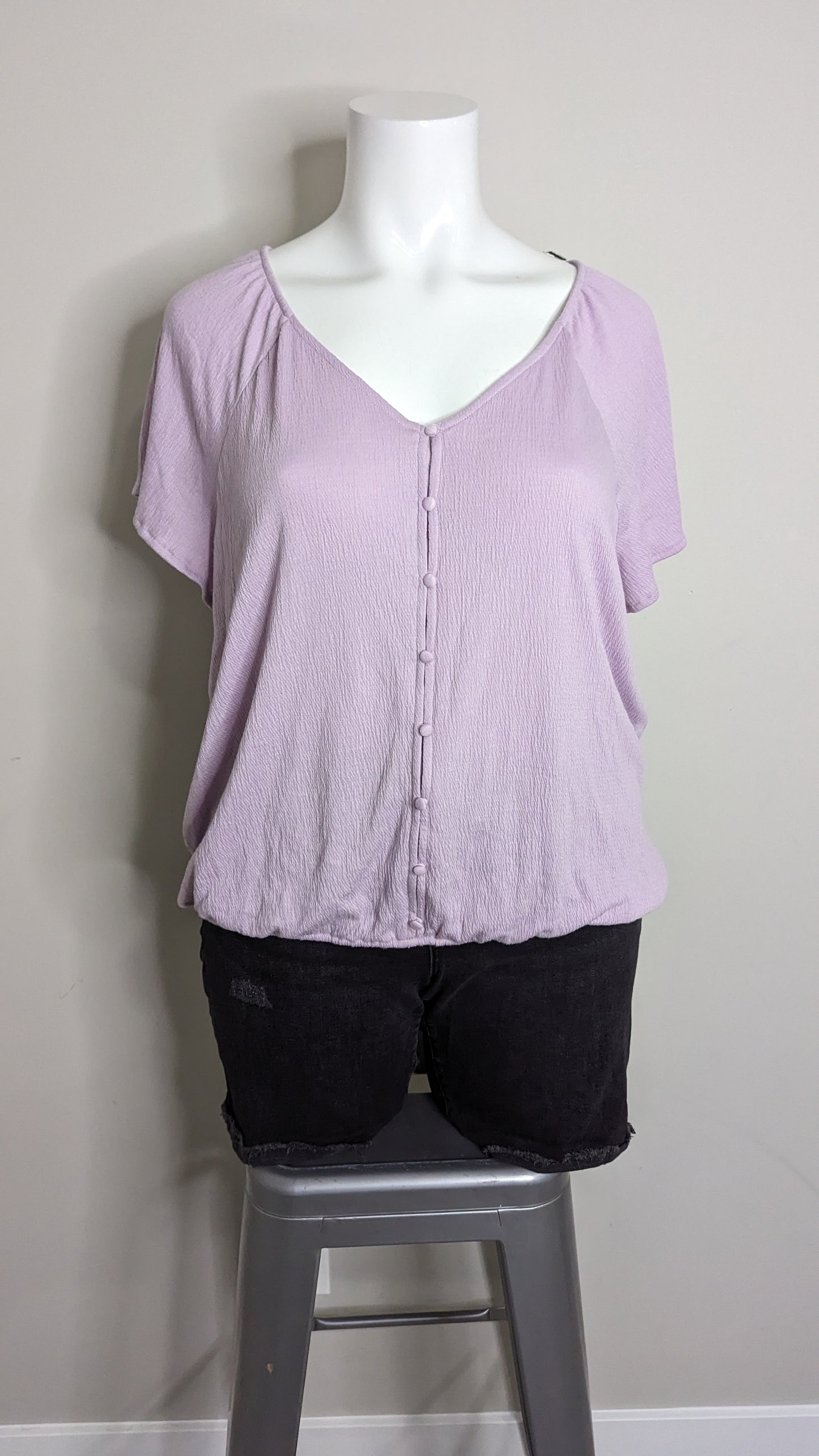 Reitmans Dusty Purple Tee - Size 2X