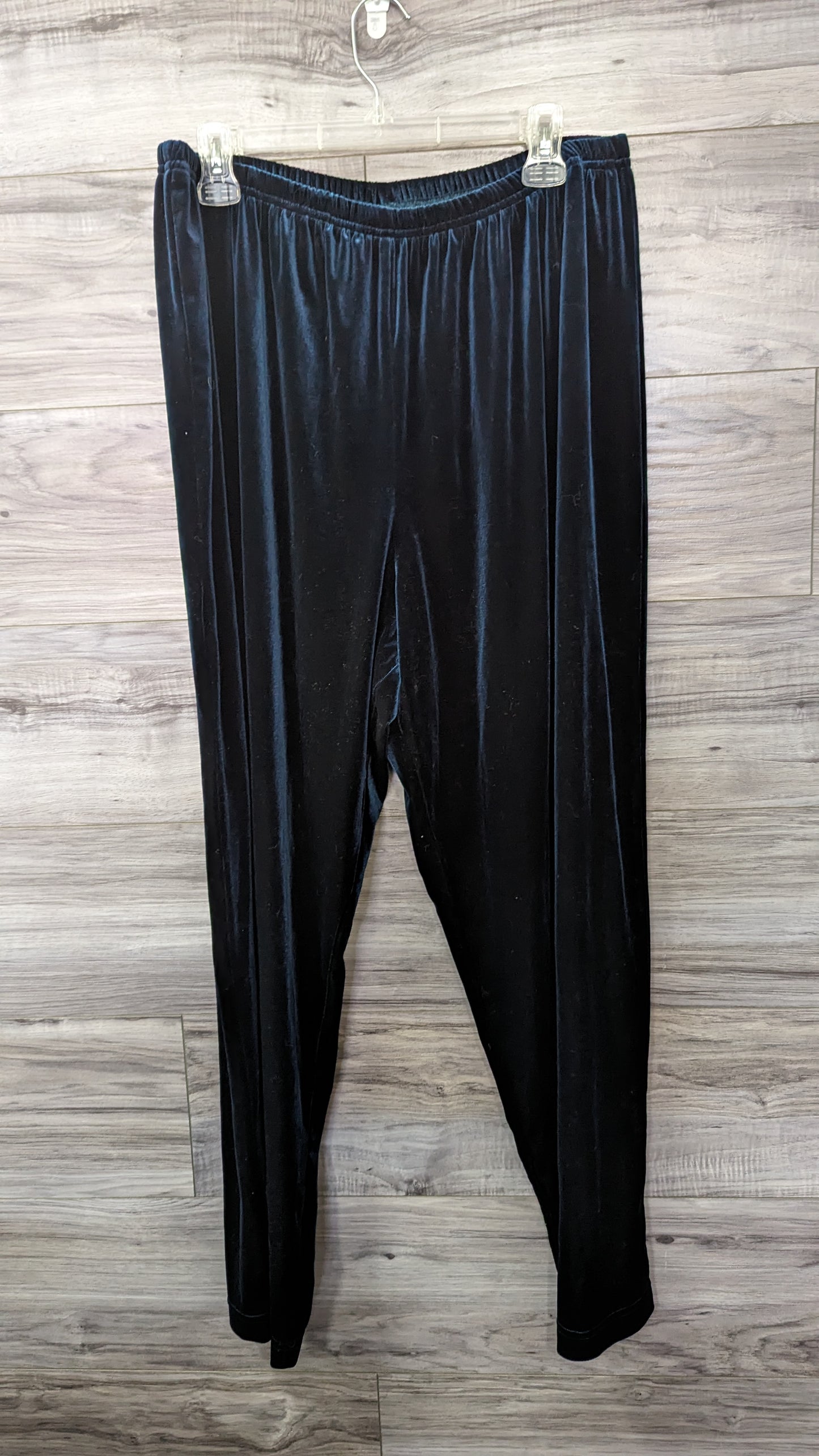 Vintage Velvet Dark Teal Pants - Size 2X