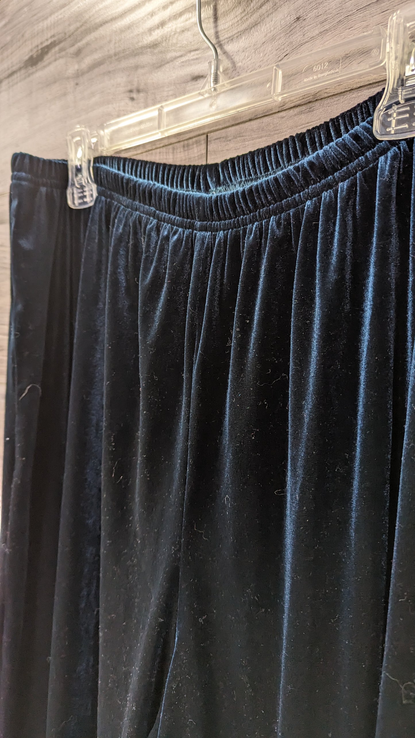 Vintage Velvet Dark Teal Pants - Size 2X