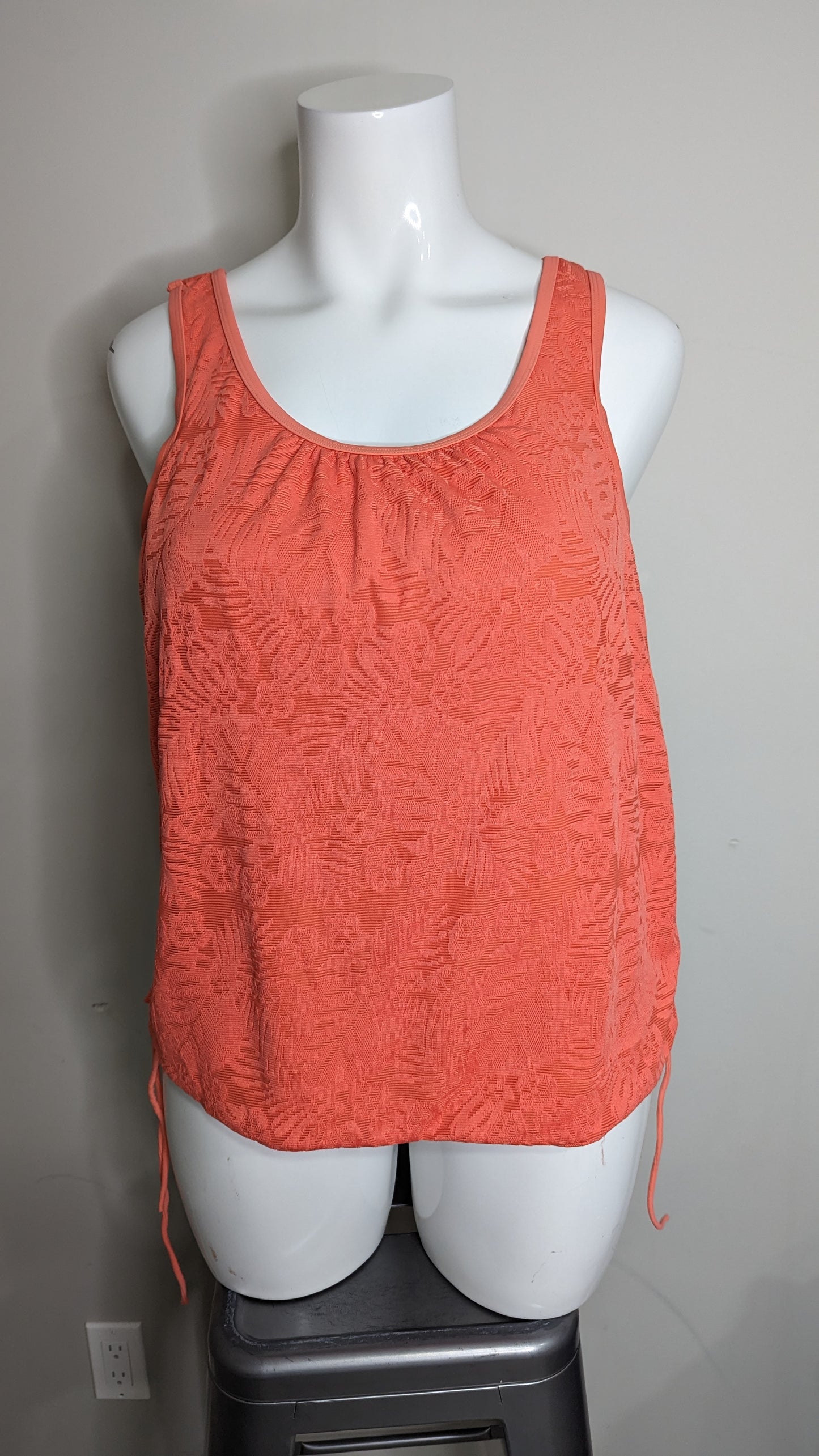 Sea Swim Lace Tankini Top - Size 3X