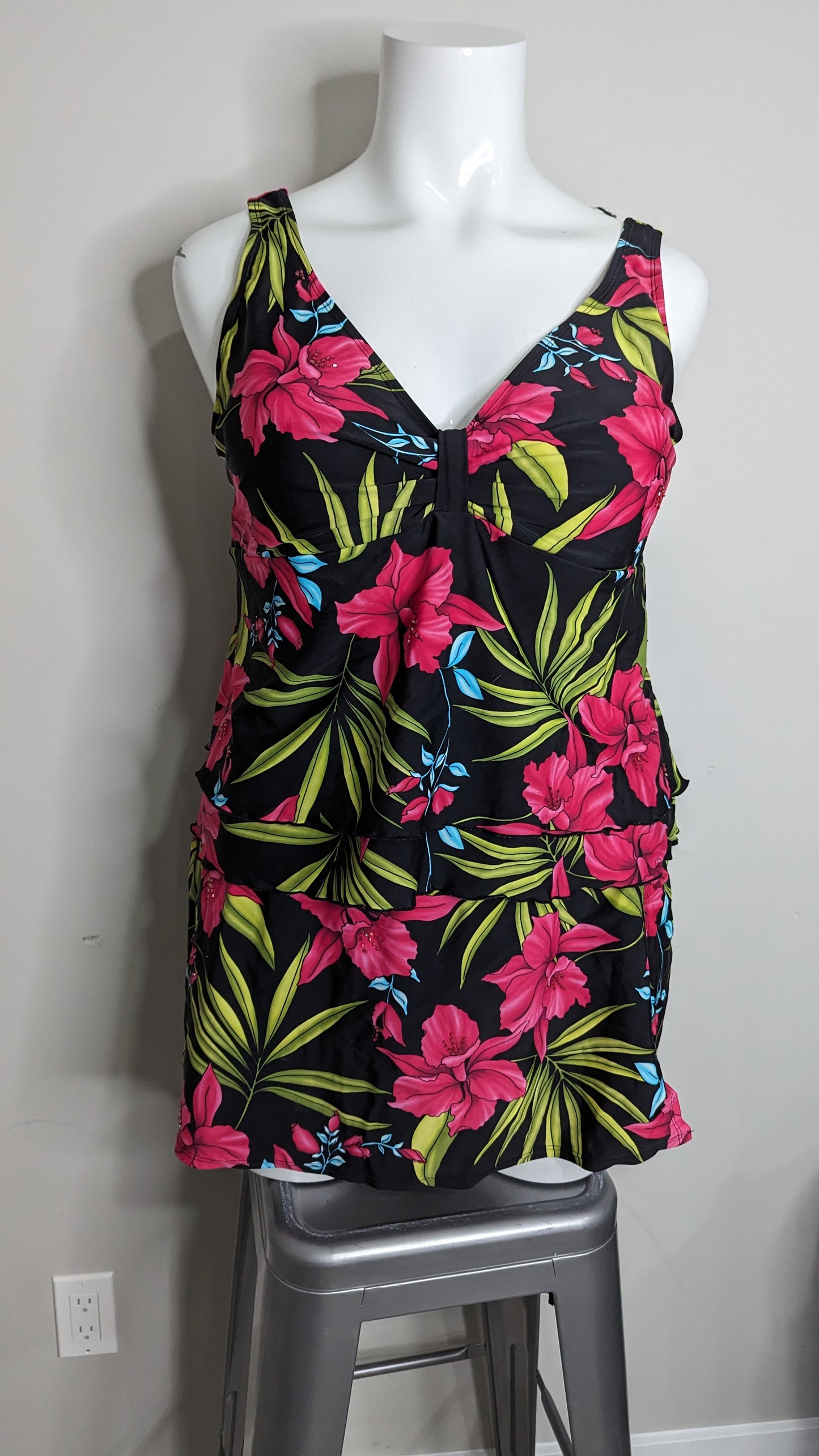 Krista Floral 2 Piece - Size 2/3X