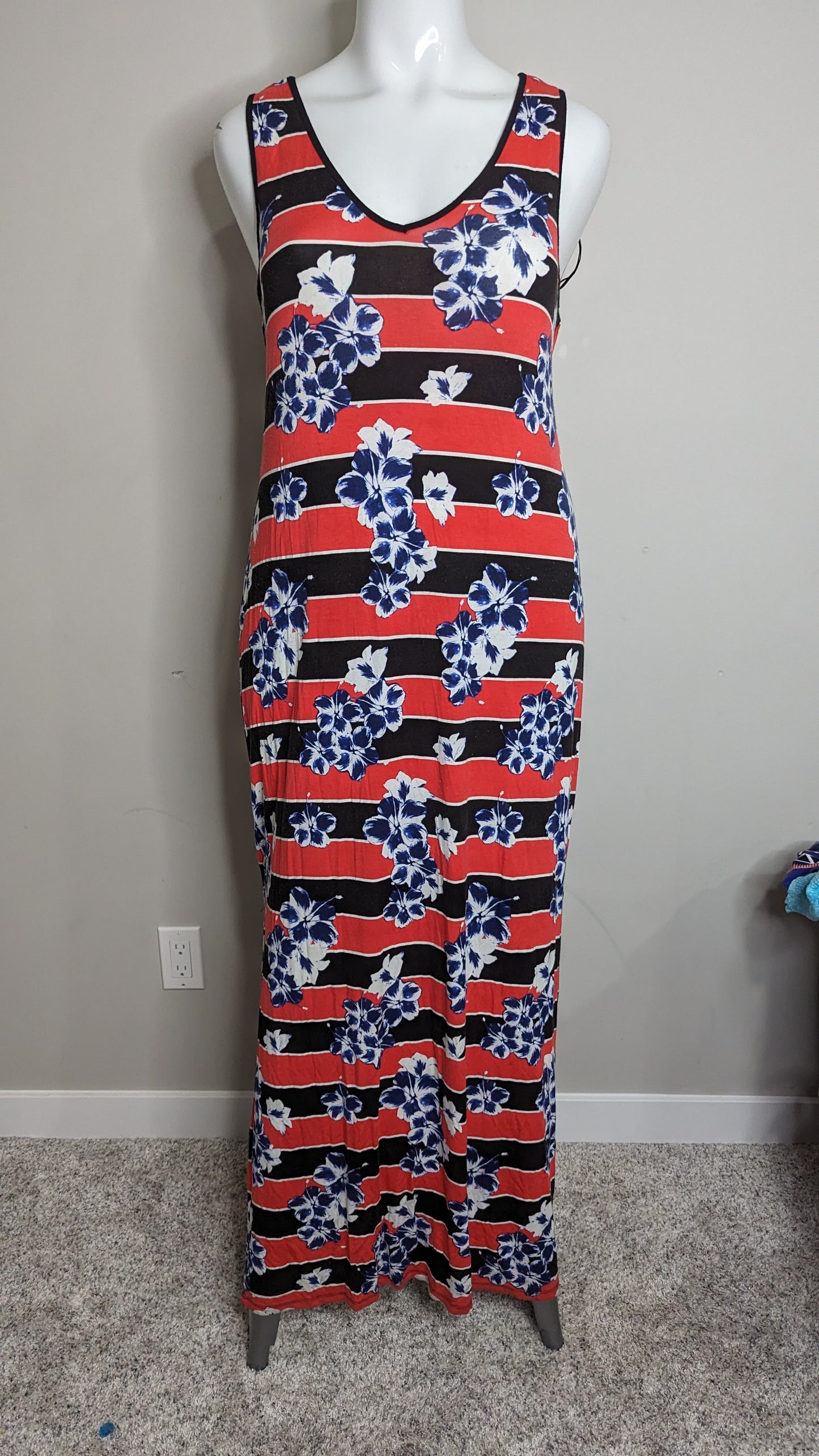 Addition Elle Floral Maxi Dress - Size 2X