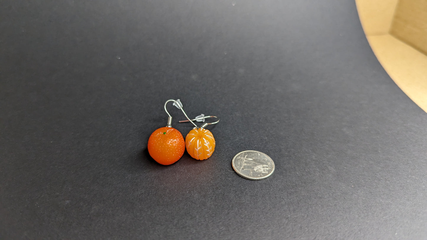 Adorable fruit earrings.