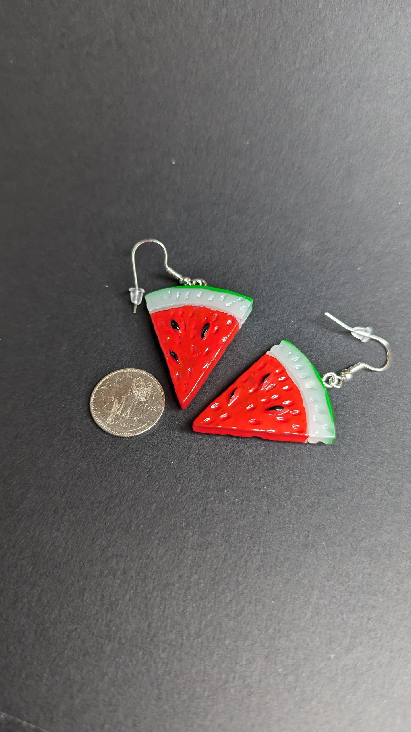 Adorable fruit earrings.