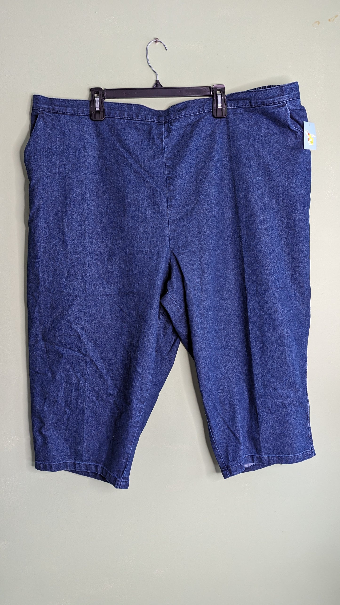 Penmans Pull On Denim Capri NEW - Size 4X