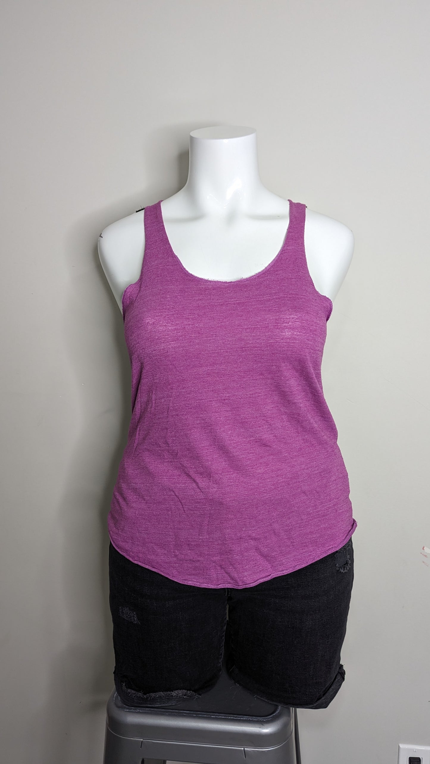 Alternative Apparel Purple Racer Back Tank Top - Size XL