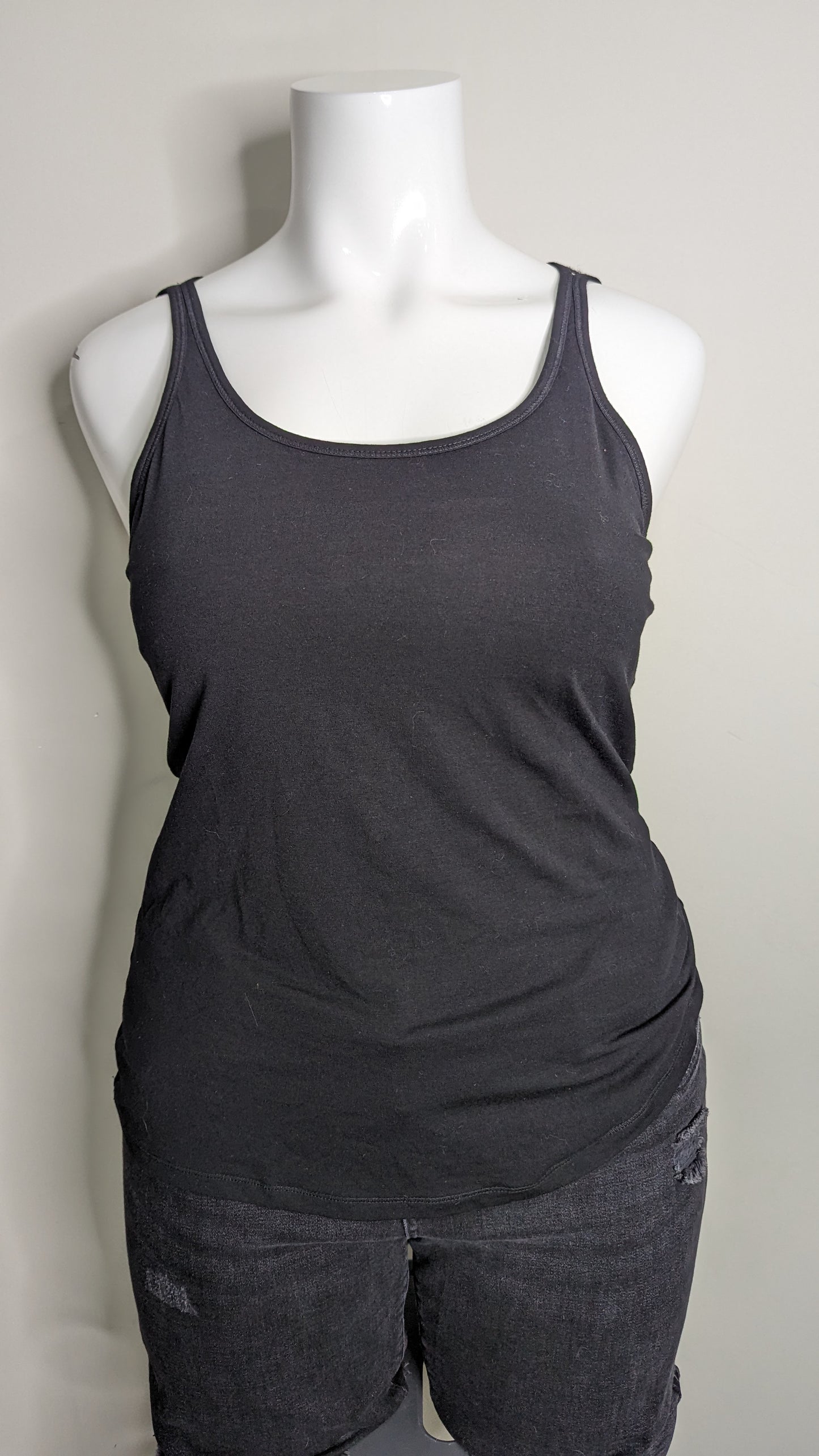 Joe Fresh Black Strappy Active Tank - Size XL