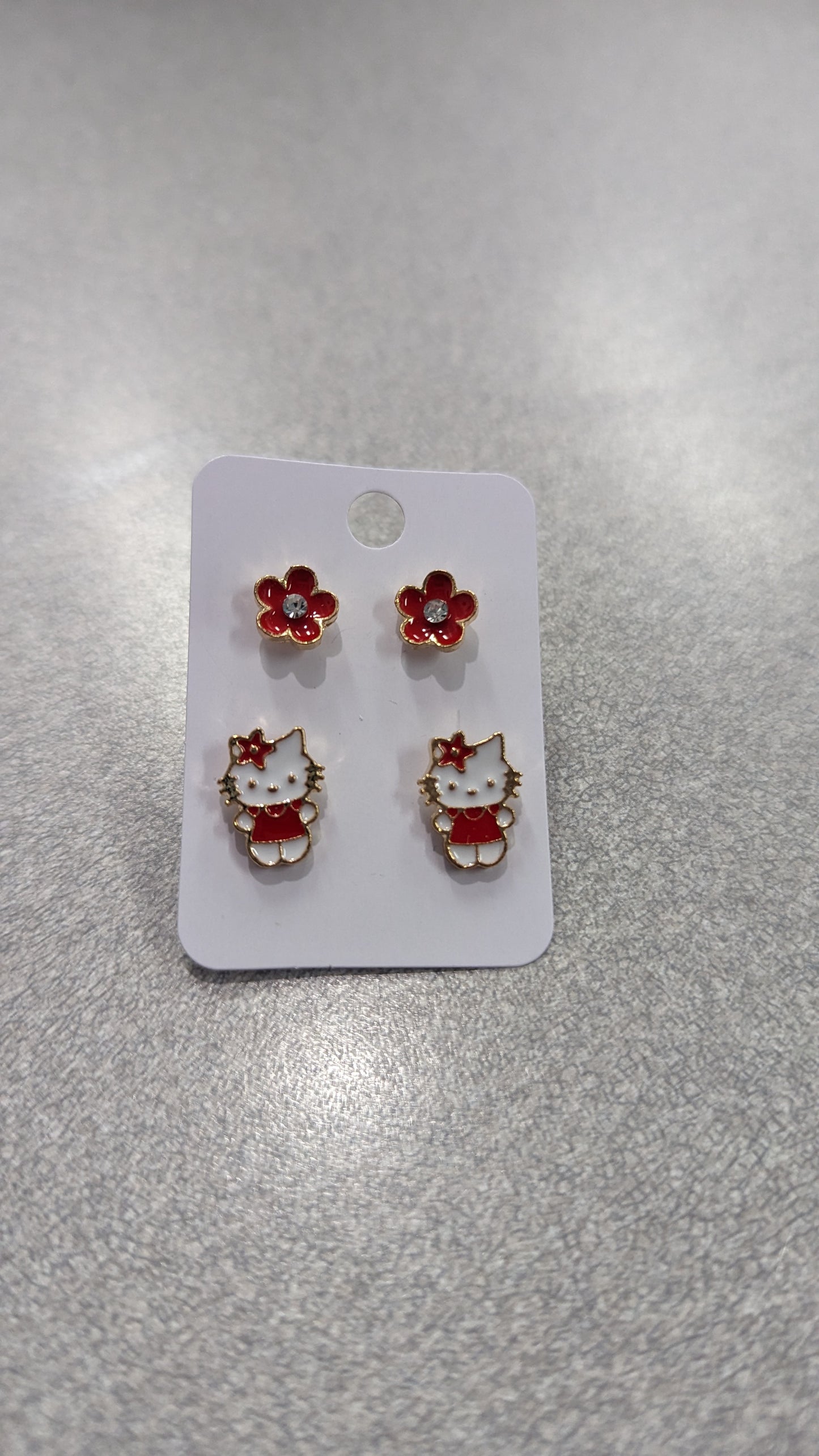 Hello Kitty Inspired Earrings - Multiple Colors Available