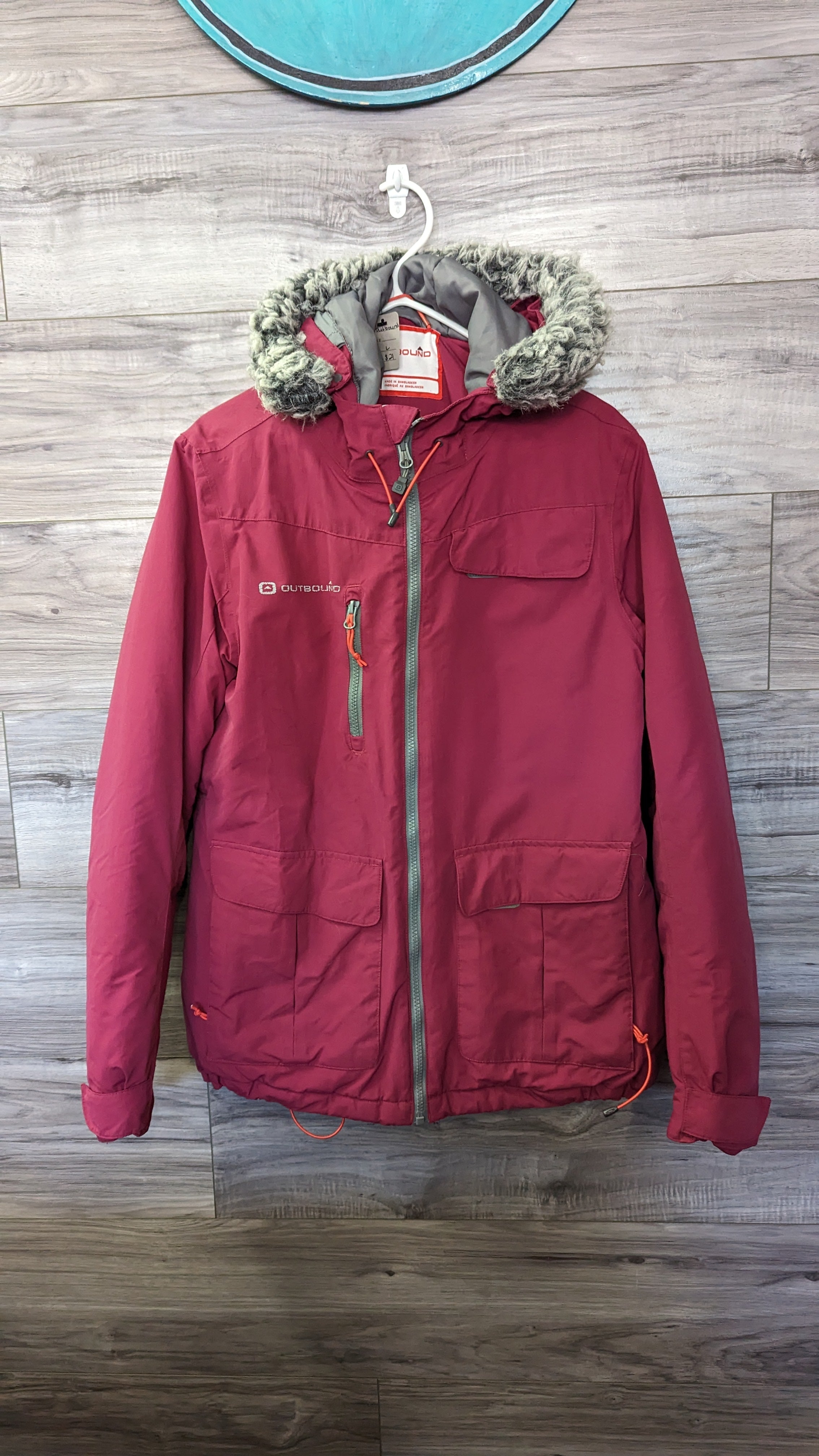 Outbound Winter Jacket Size L Curvy Britches