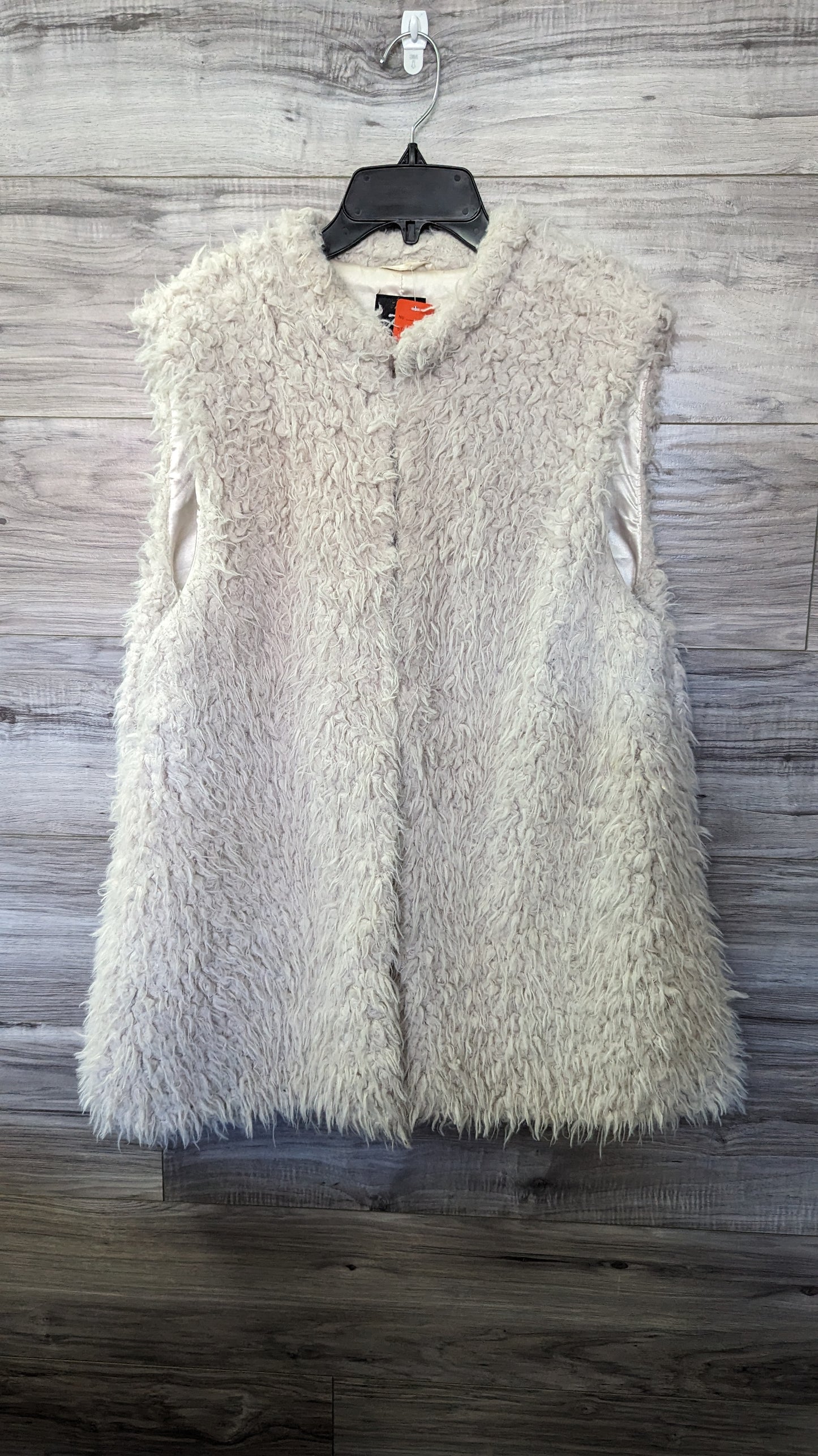 Atmosphere Off White Sherpa Vest - Size 14