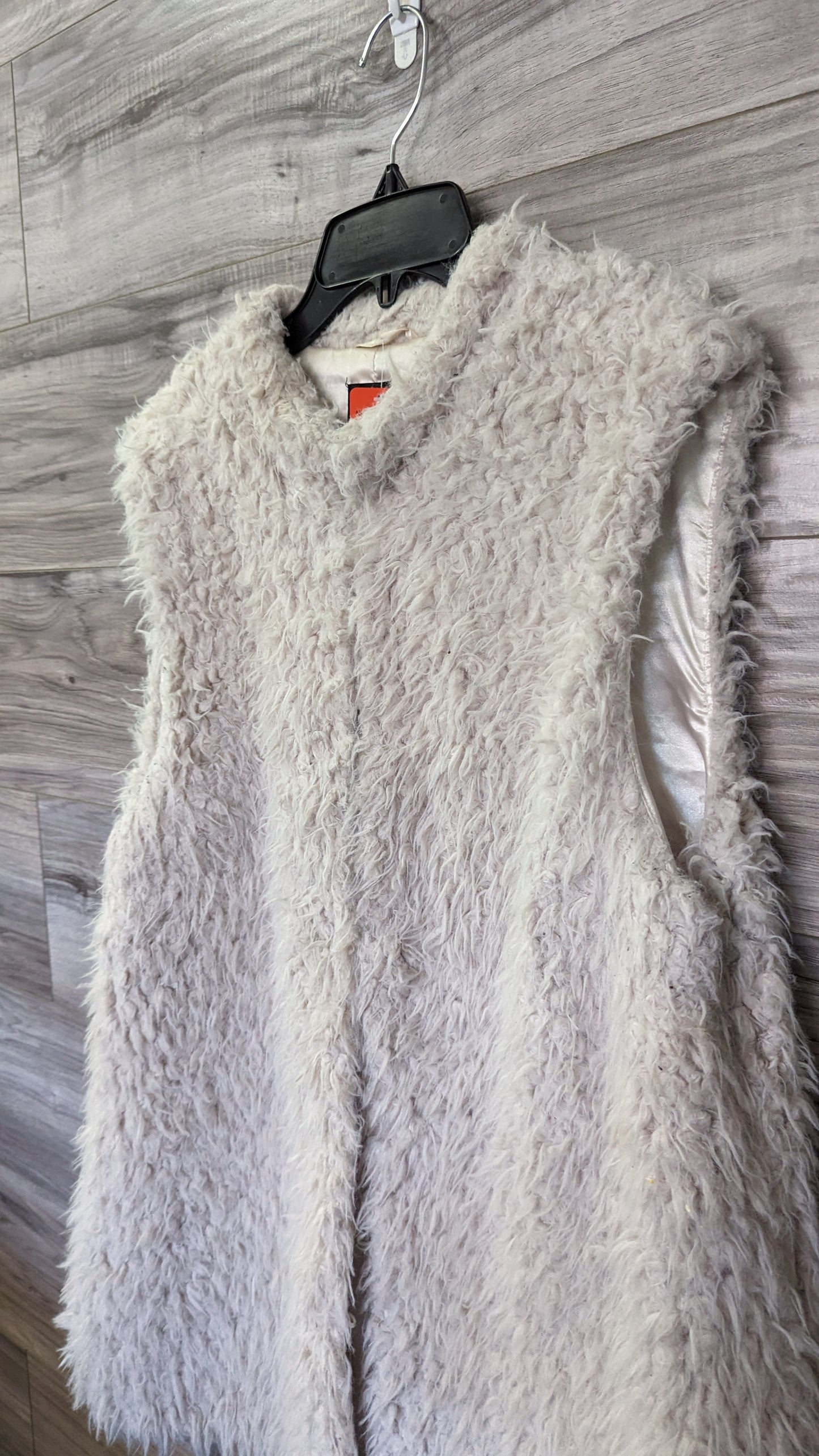 Atmosphere Off White Sherpa Vest - Size 14