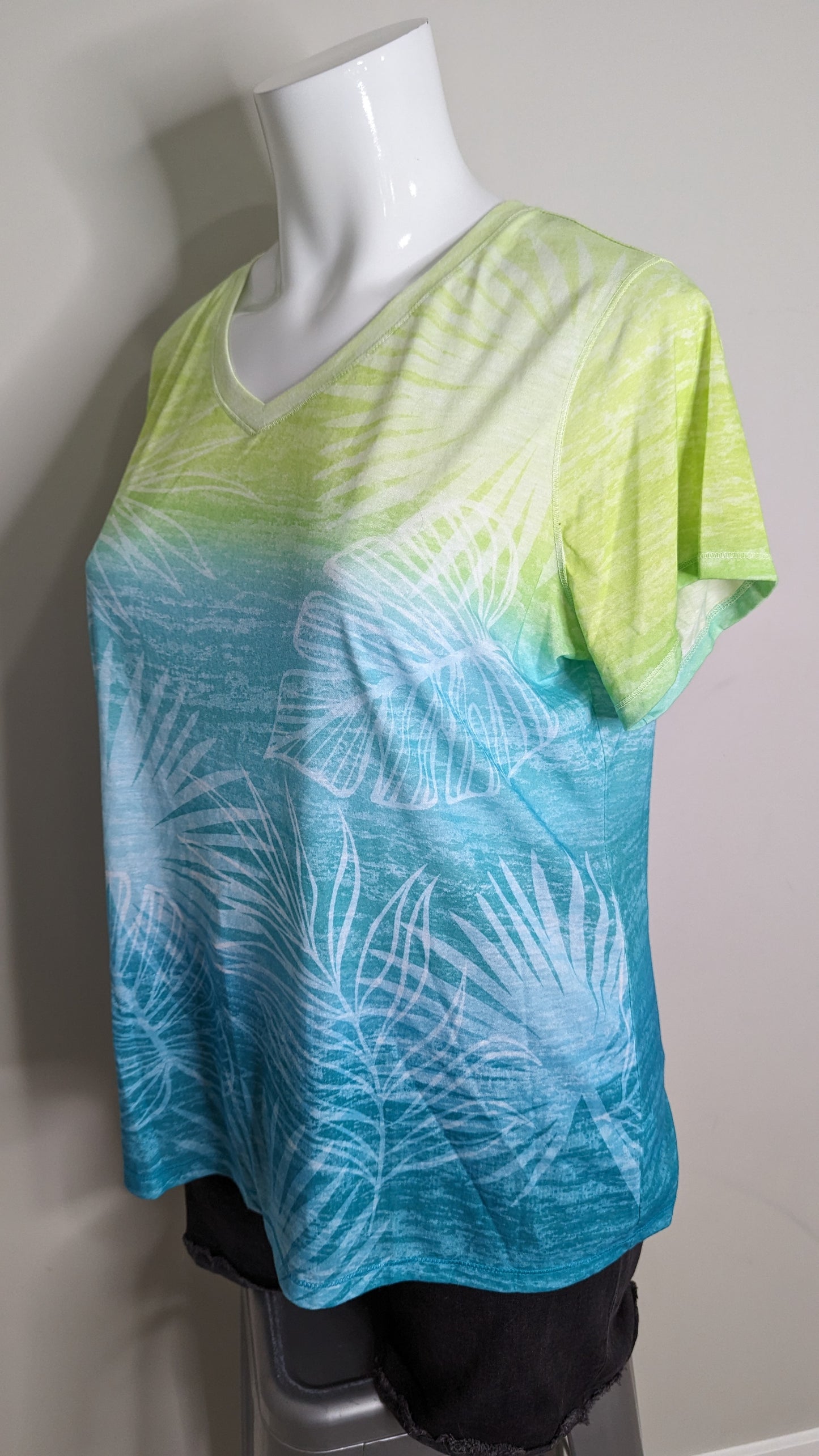 Thin Ombre Tee - Size 2X