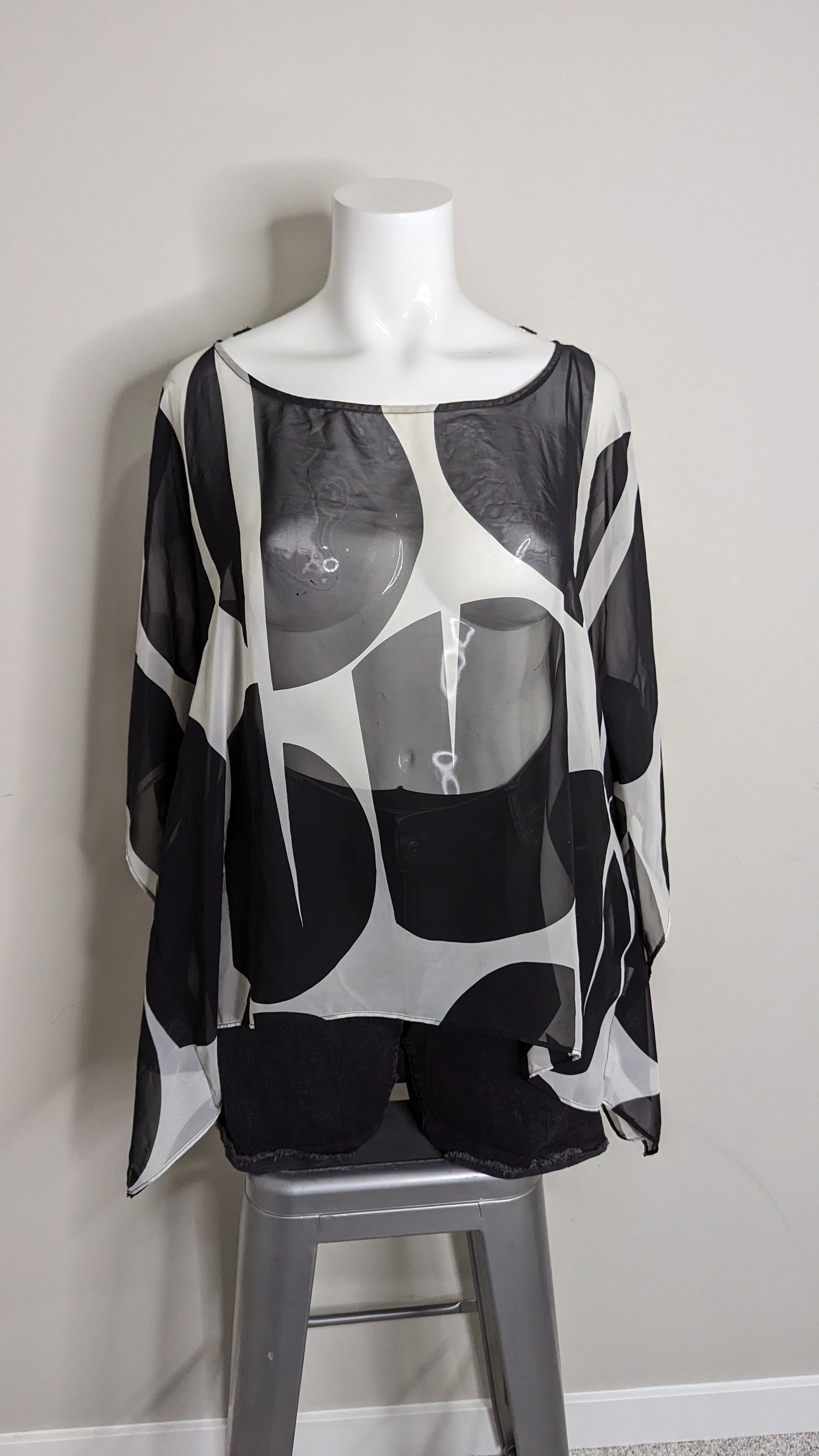 Addition Elle Sheer Top - Size 4X