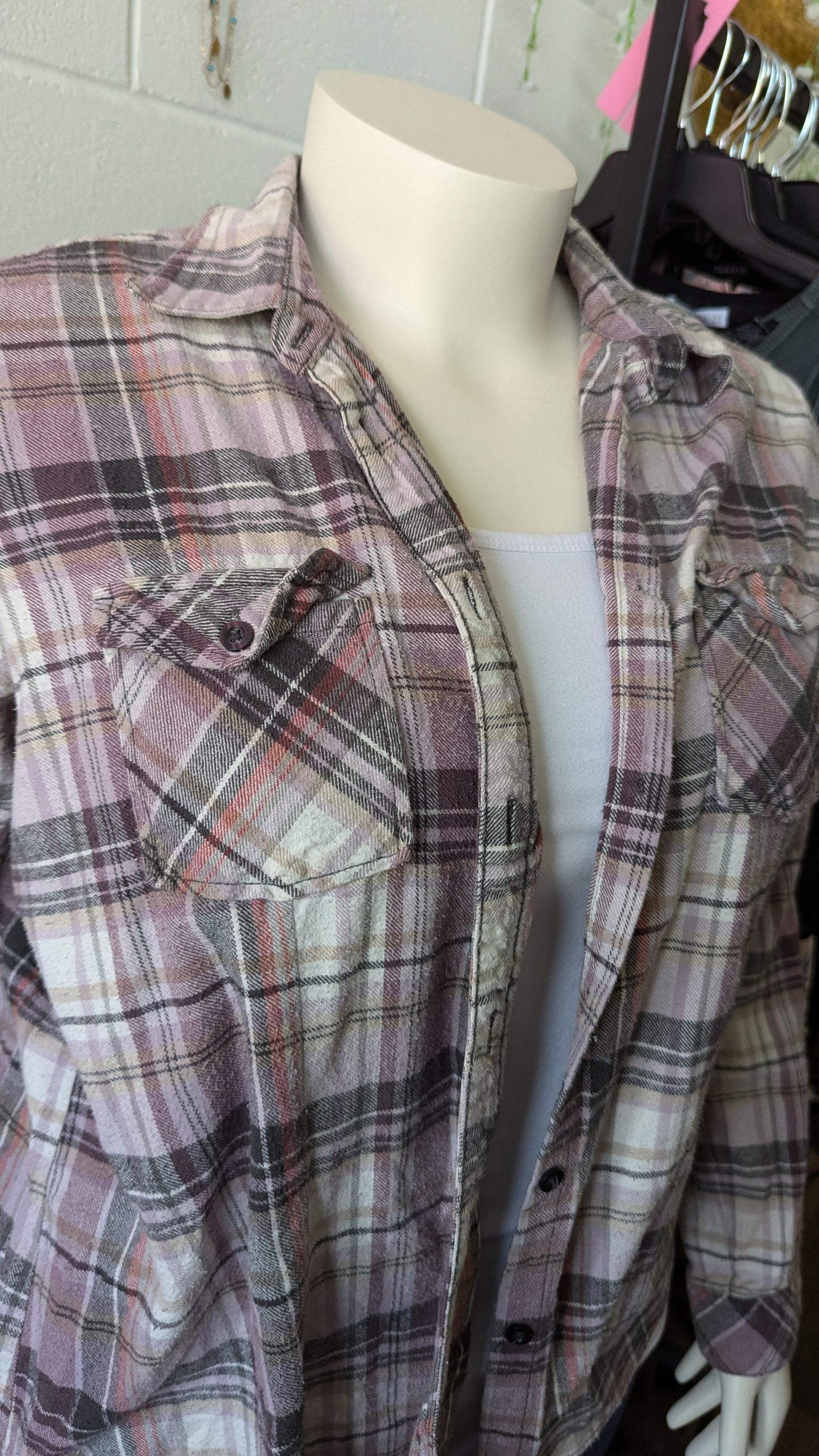 Natural Reflections Plaid Shirt - Size 2X