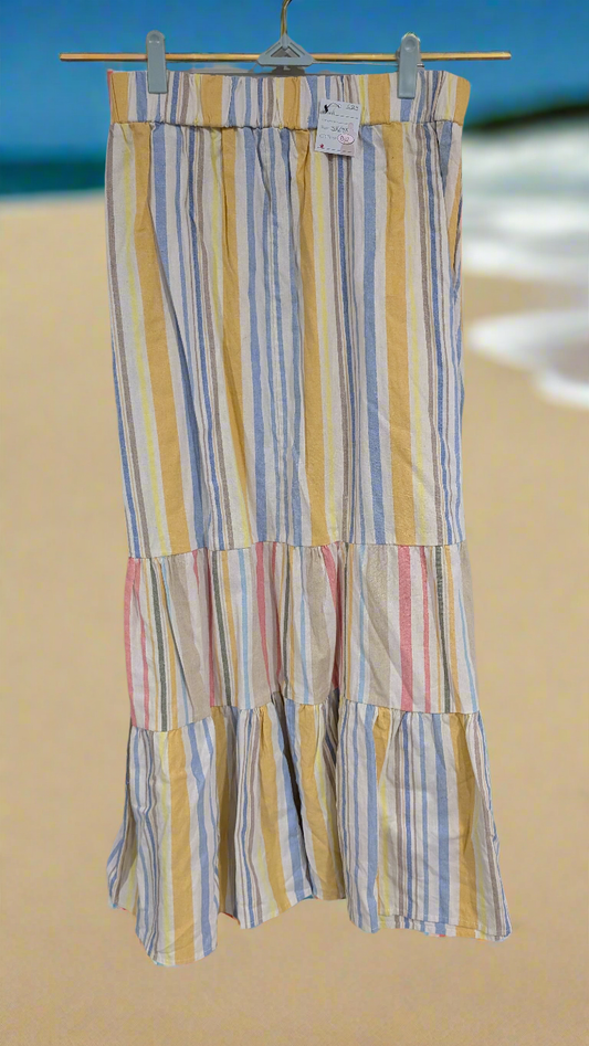 Long linen flowy skirt - Size 3-4X