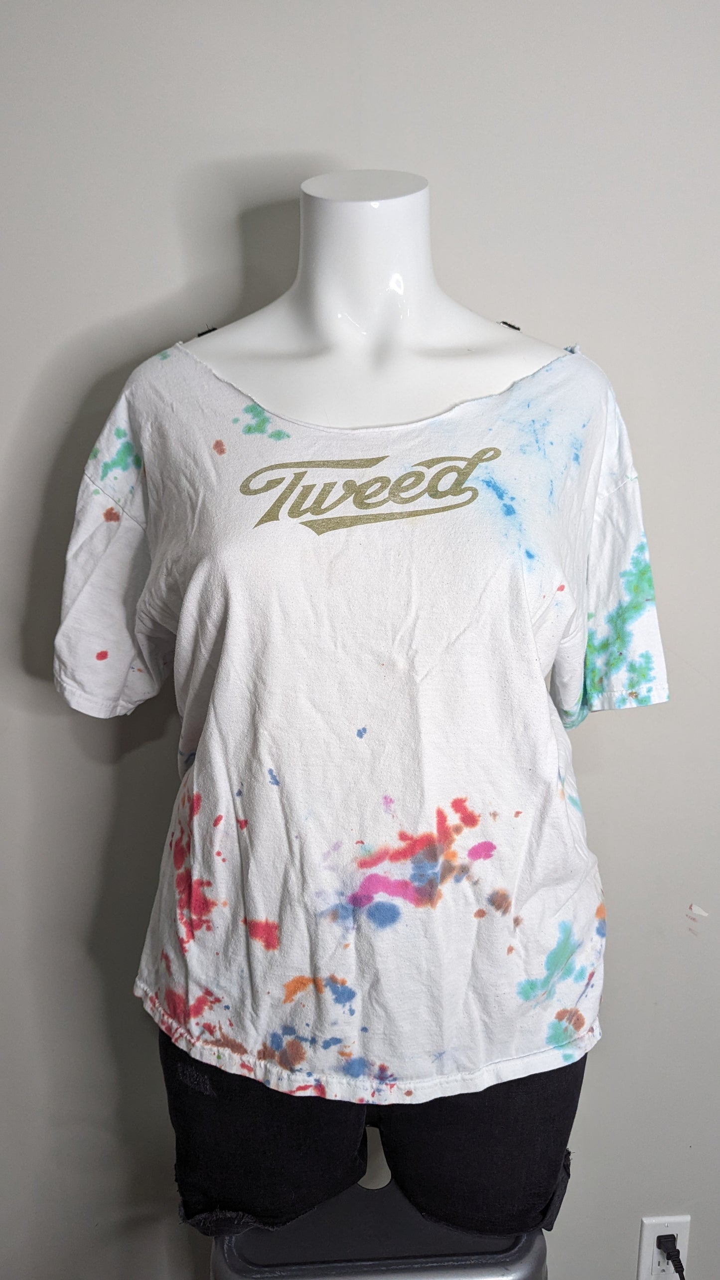 Tweed Tie Dye Tee - Size 2X