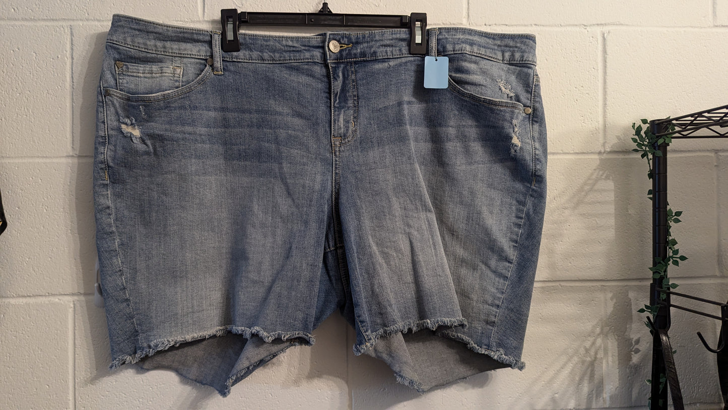 Torrid Distressed Jean Shorts- Size 26