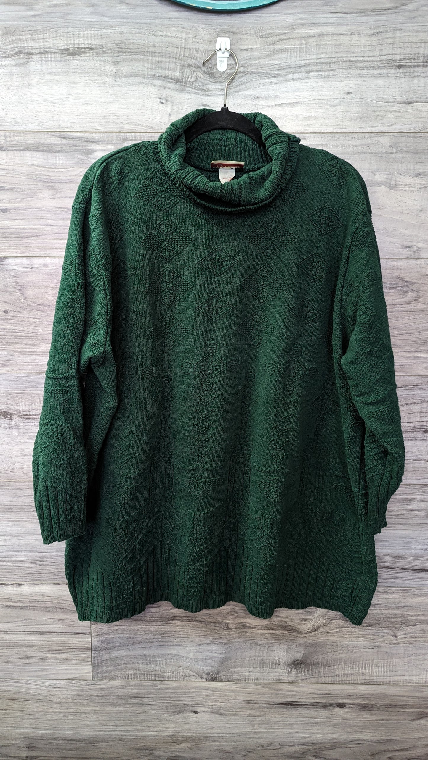 Grace emerald green vintage Sweater - Size 2X