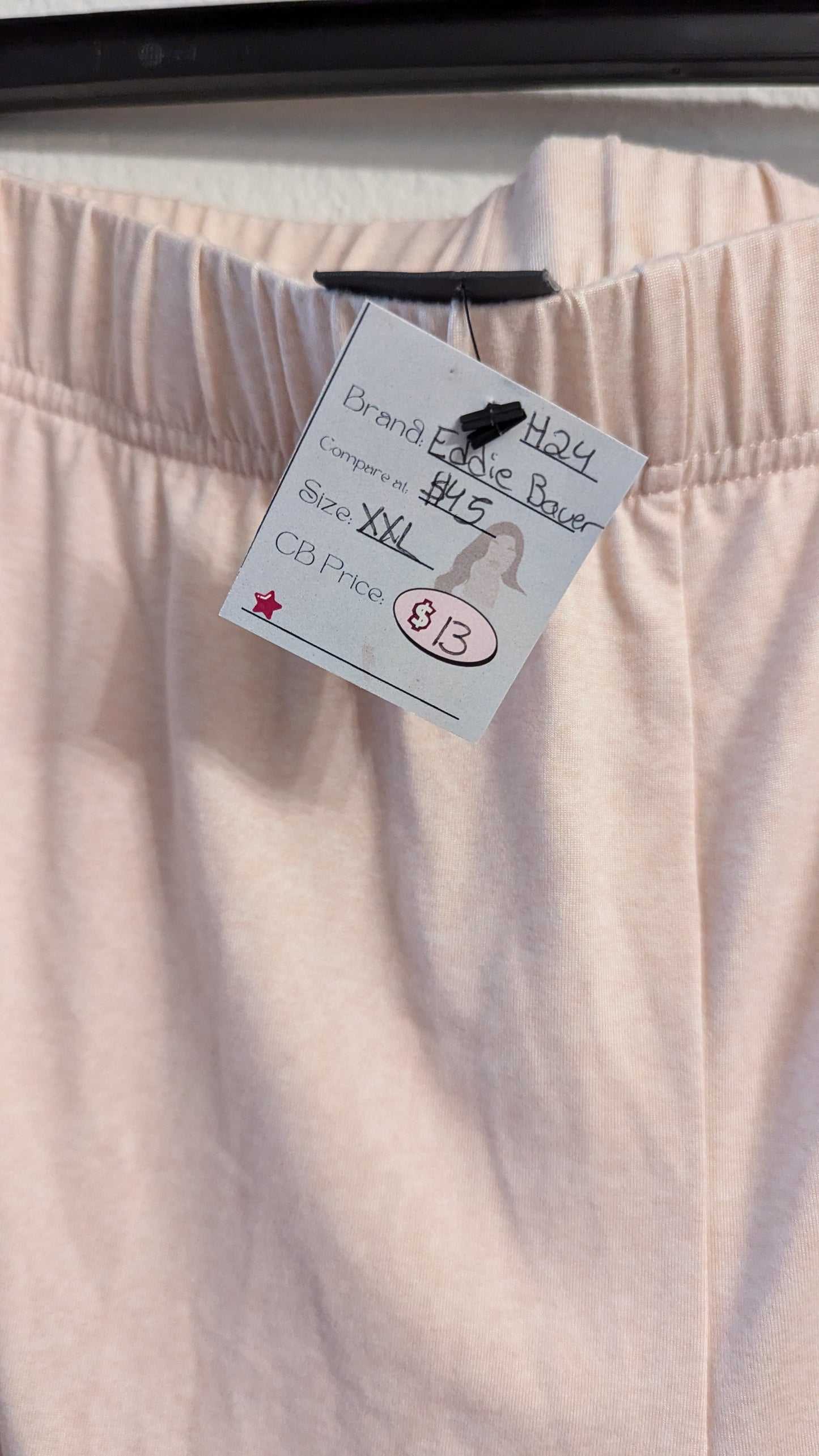 Eddie Bauer Light Pink Lounge Shorts - Size XXL