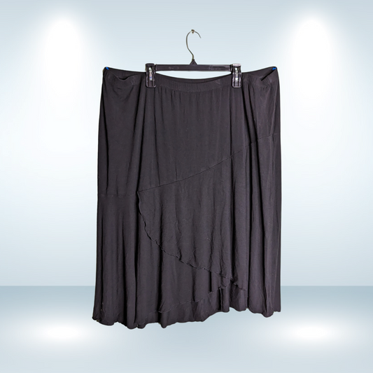 Pennington's Black Layered Skirt - Size 4X