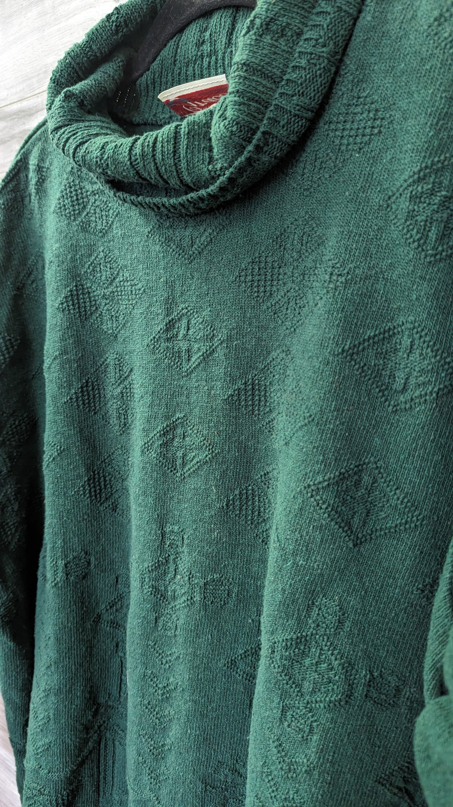 Grace emerald green vintage Sweater - Size 2X