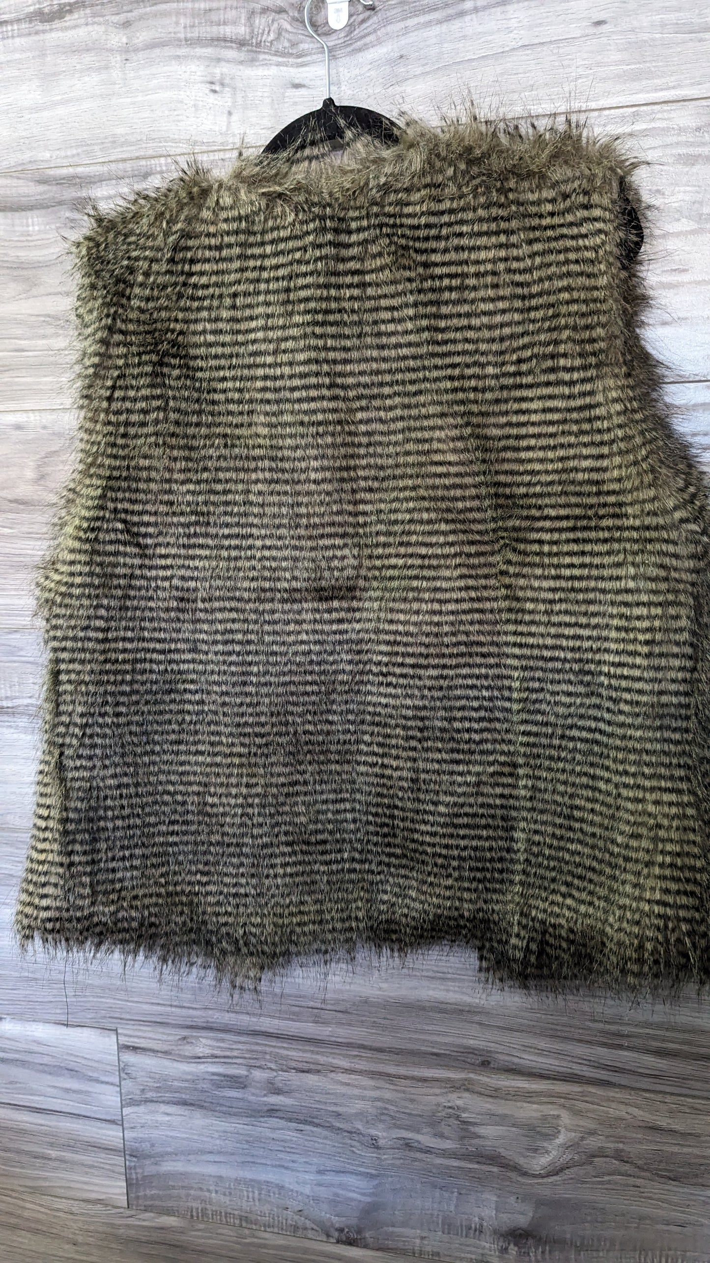 Wenxi Brown Faux Fur Vest NWT - Size XXL