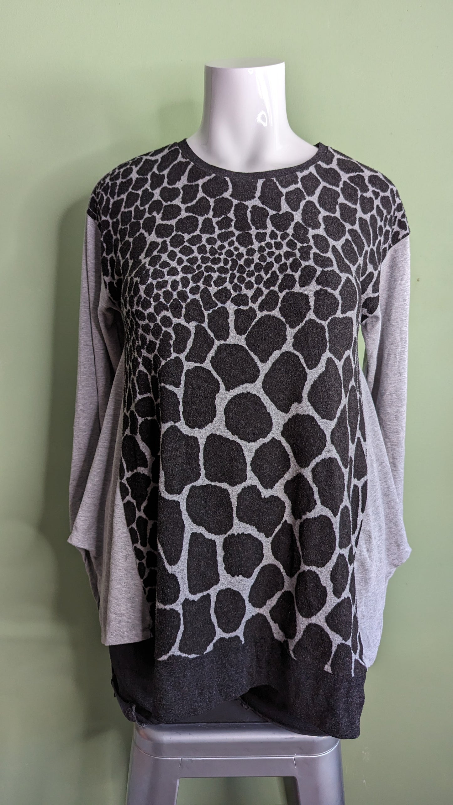 Sassy Asymmetrical Sweater - Size 1X