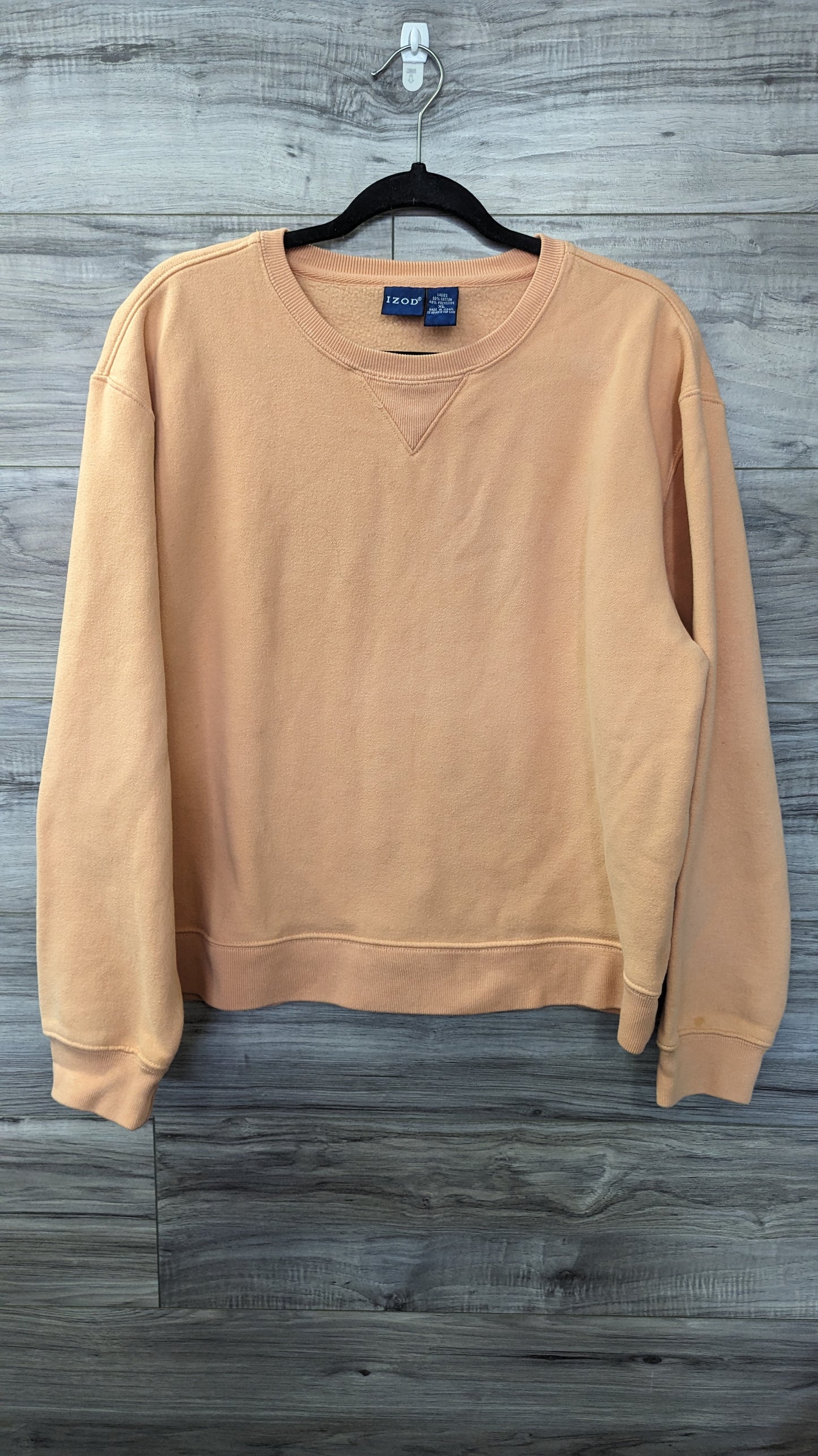 Vintage Peach IZOD Sweatshirt - Size XL