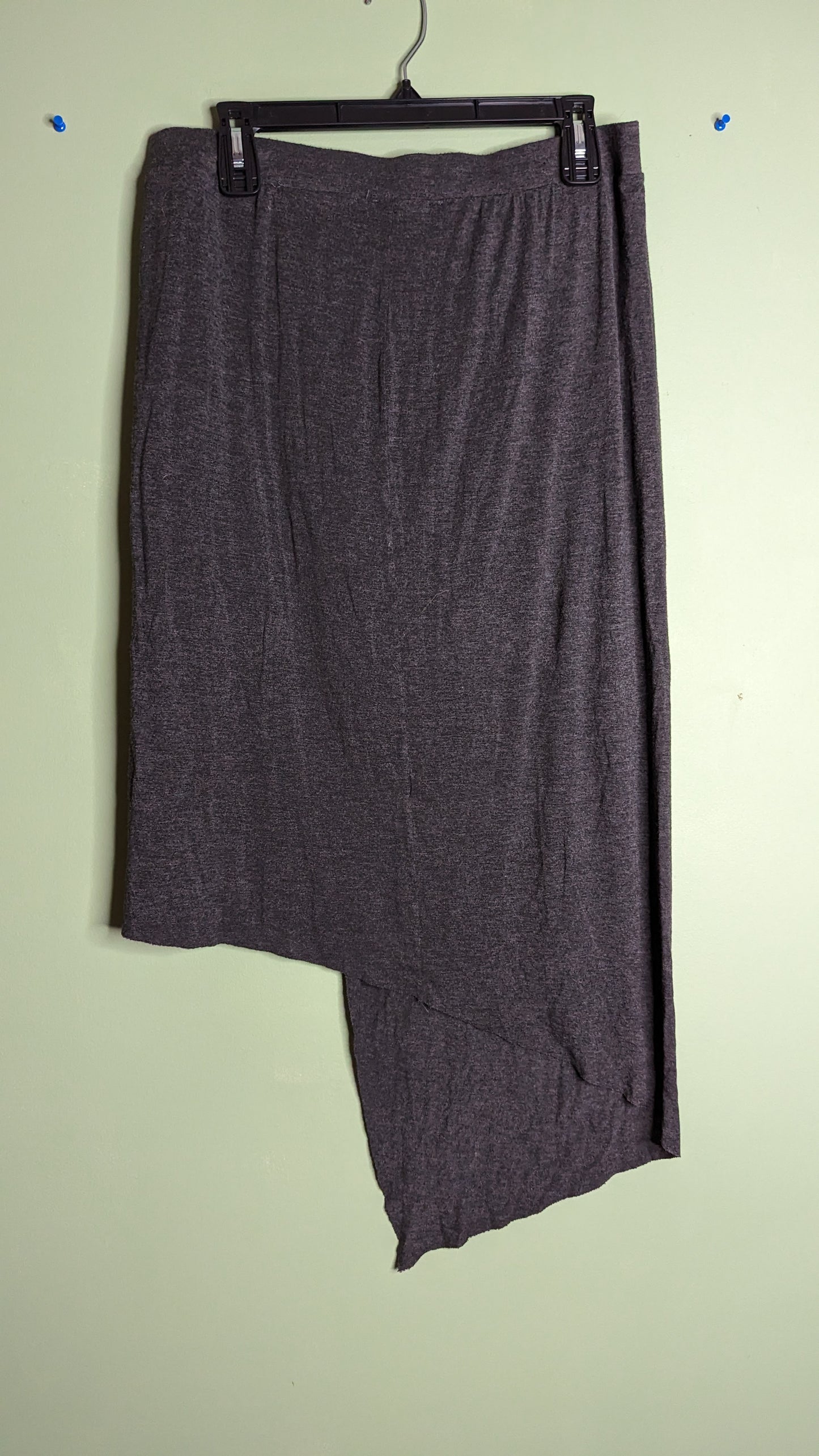 Torrid - Lovesick High Low Dark Gray Asymmetric Skirt - Size 1(X)