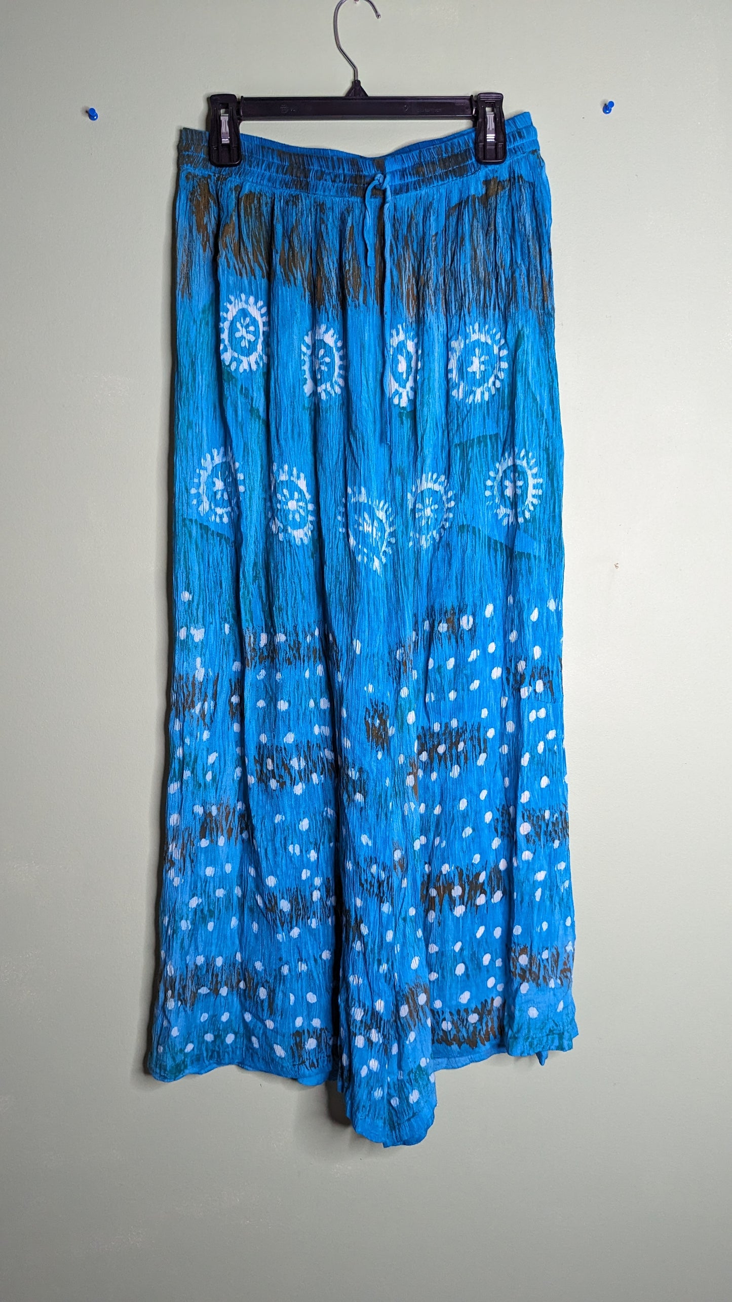 Rayan Blue Palazzo pants. No size - Fits L