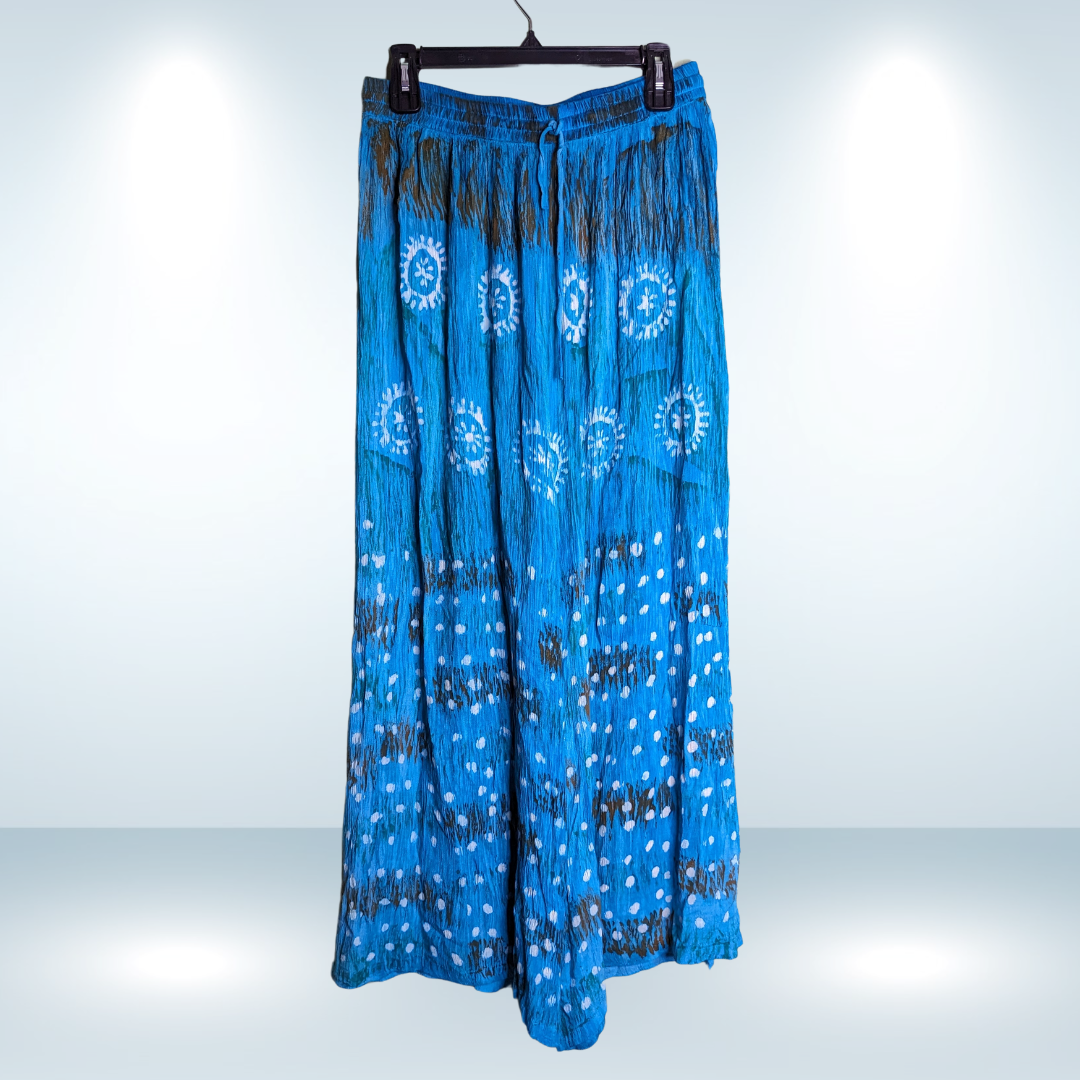 Rayan Blue Palazzo pants. No size - Fits L