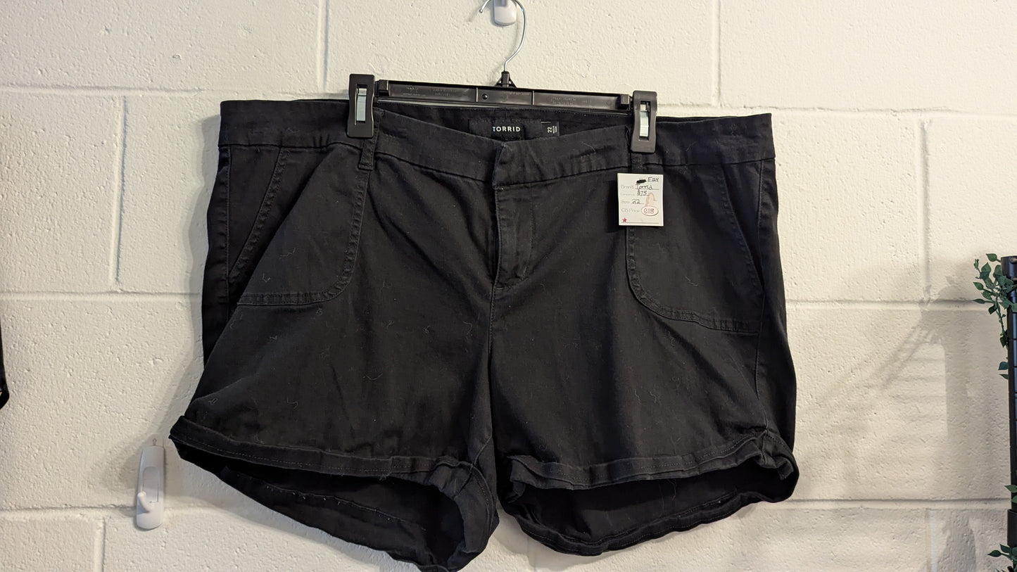 Torrid Black Shorts - Size 22