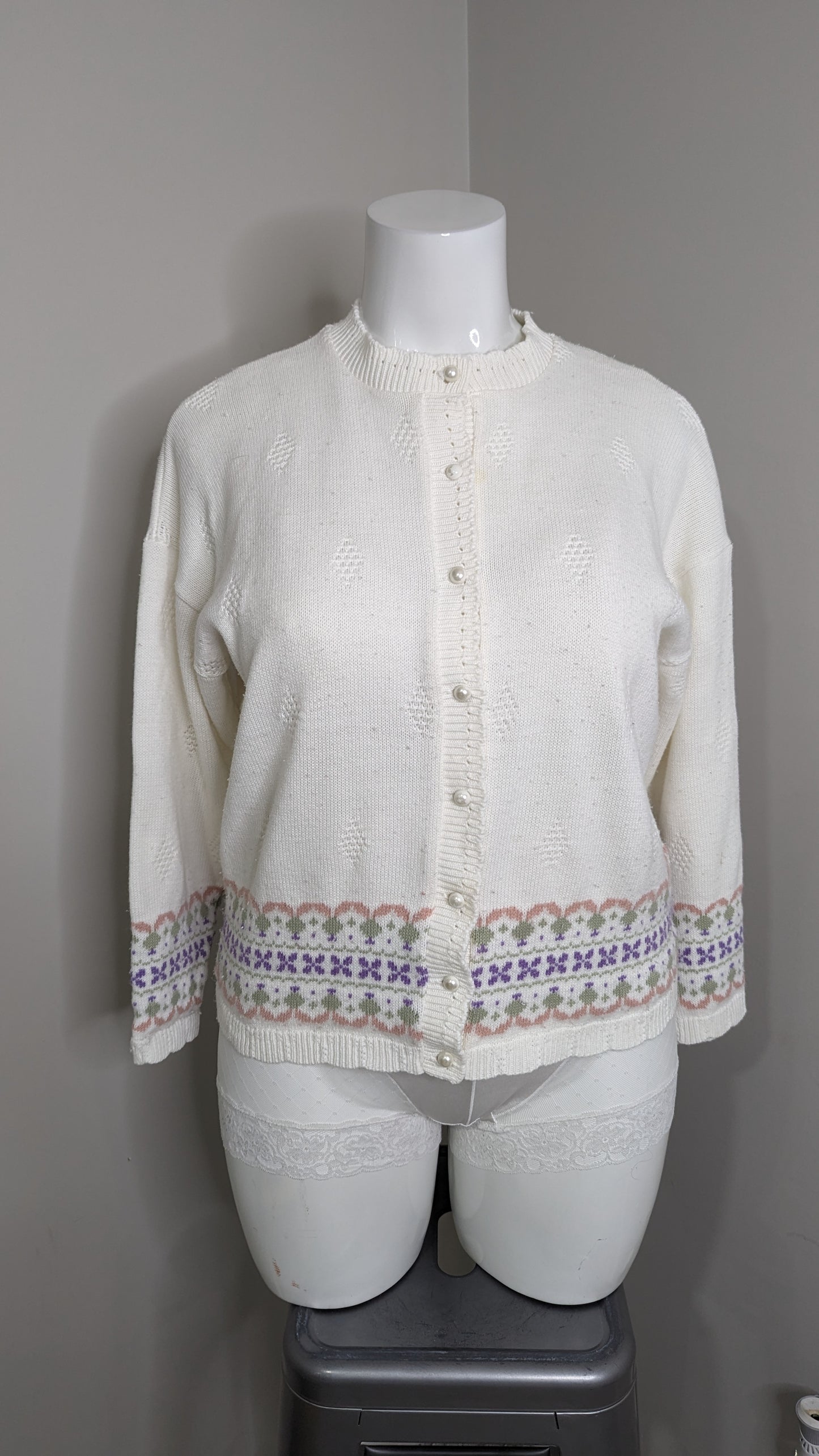 Vintage Knit Sweater - Size XL