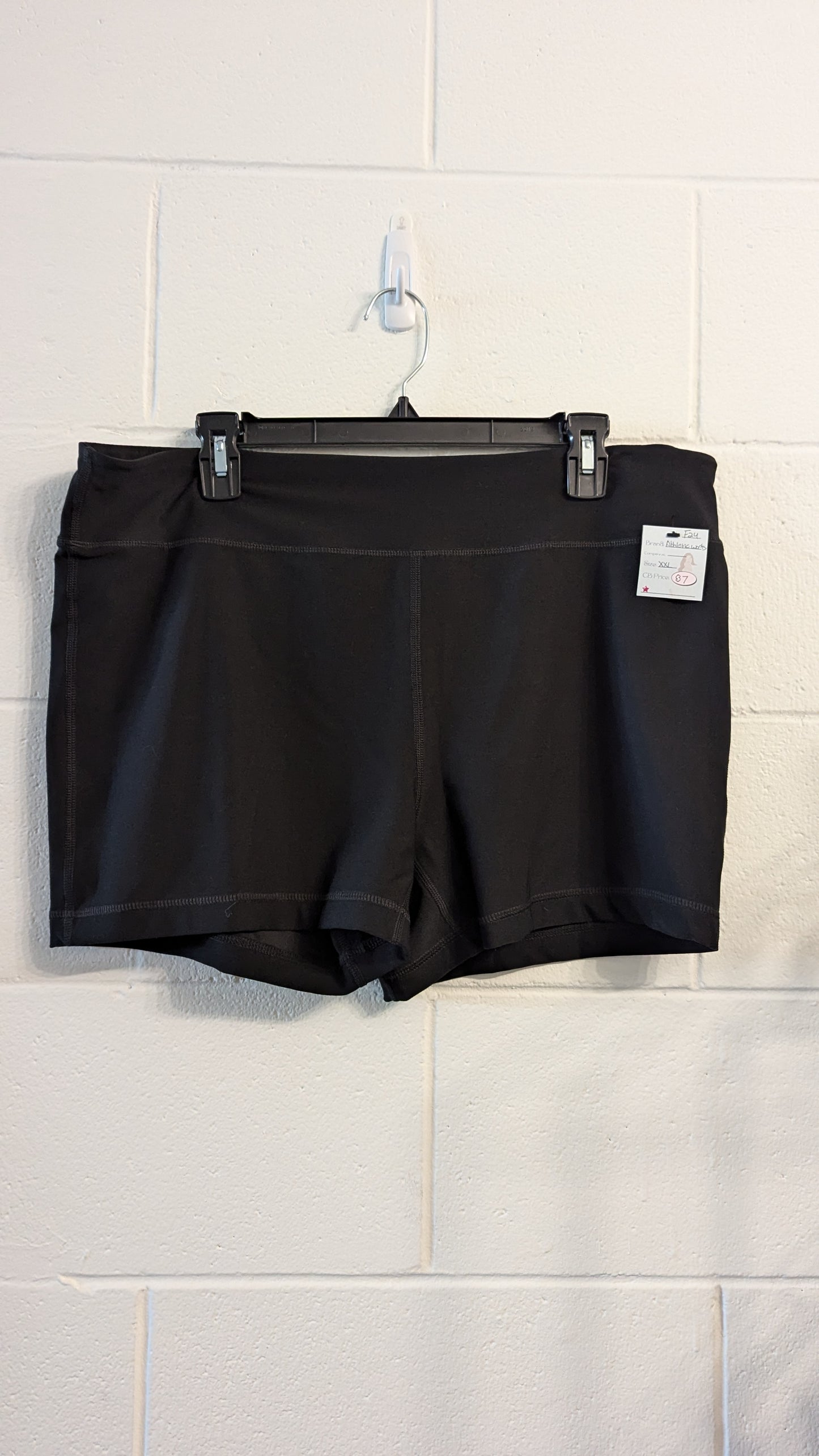 Athletic Works Black Bike Short - Size XXL